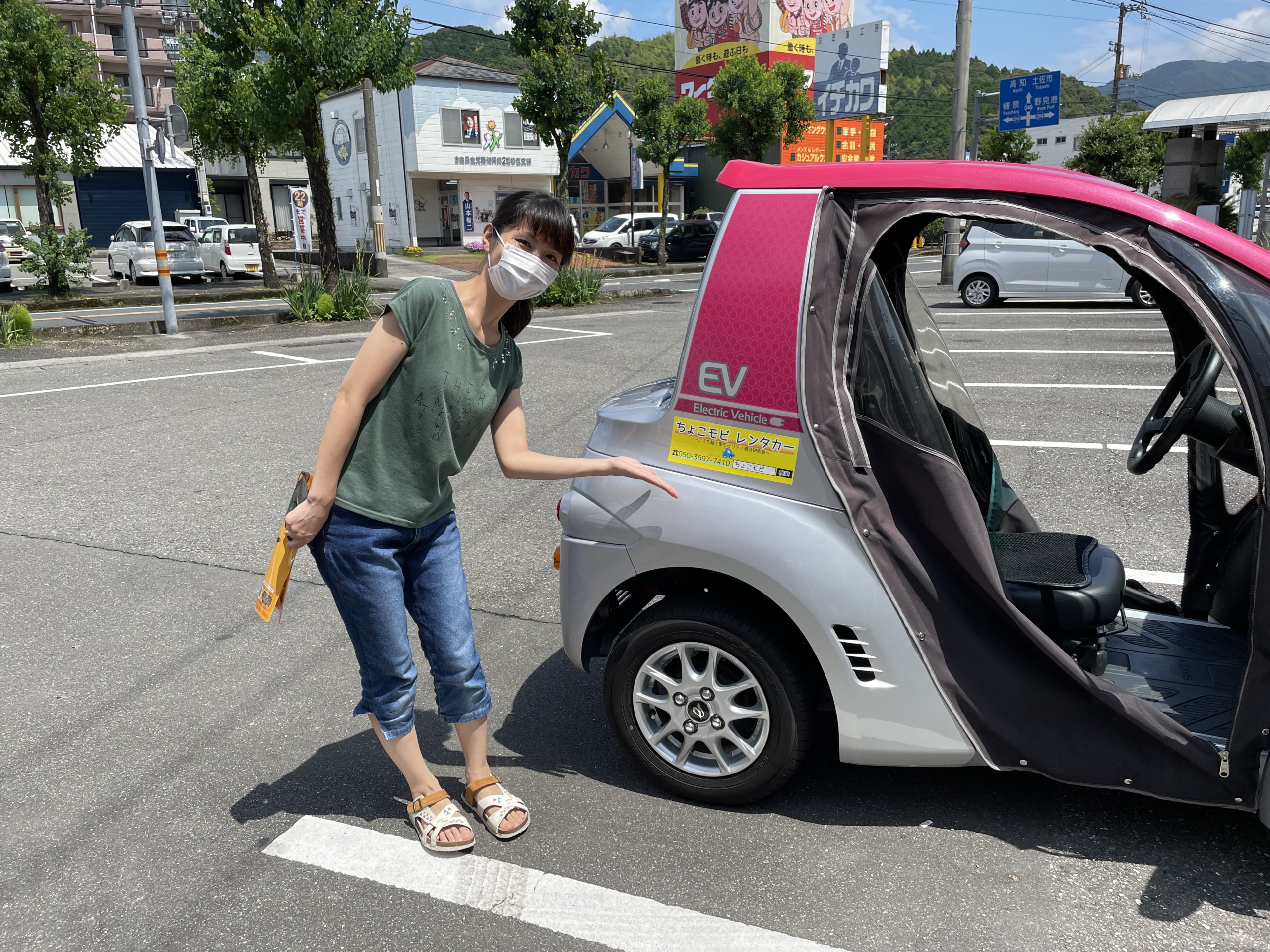 ちょこモビのステッカー